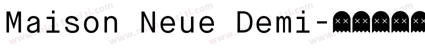 Maison Neue Demi字体转换